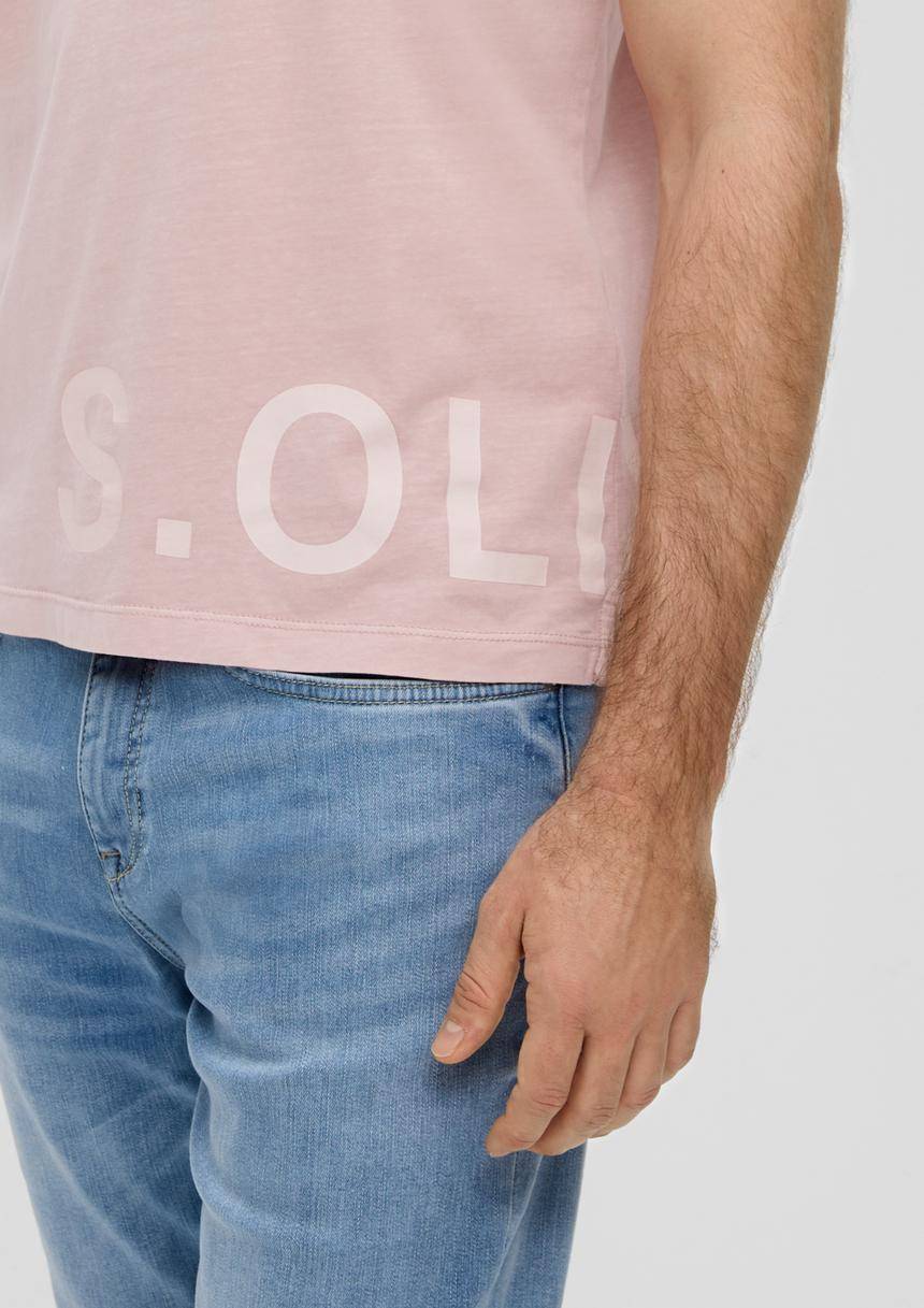 S.Oliver Poloshirt Mit Label-Print