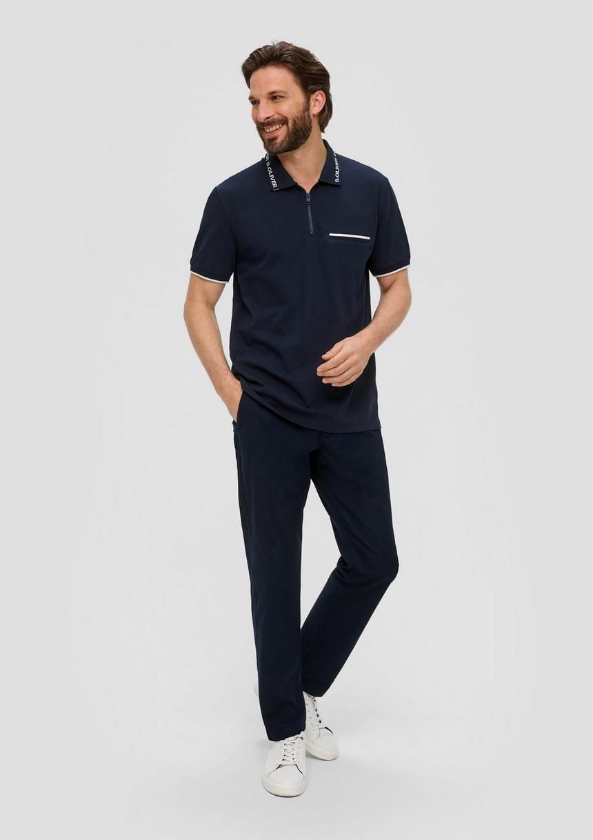 S.Oliver Poloshirt Mit Logo-Kragen