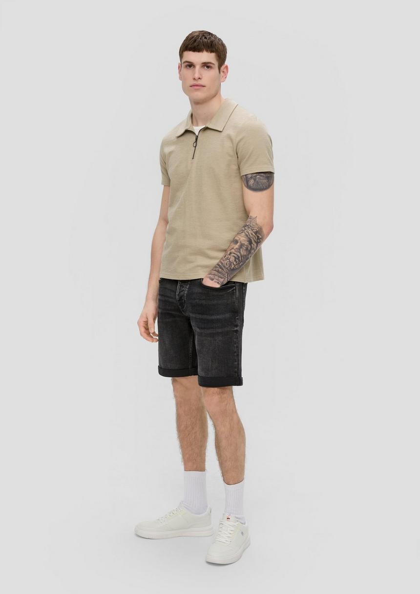 S.Oliver Poloshirt Mit Reißverschluss