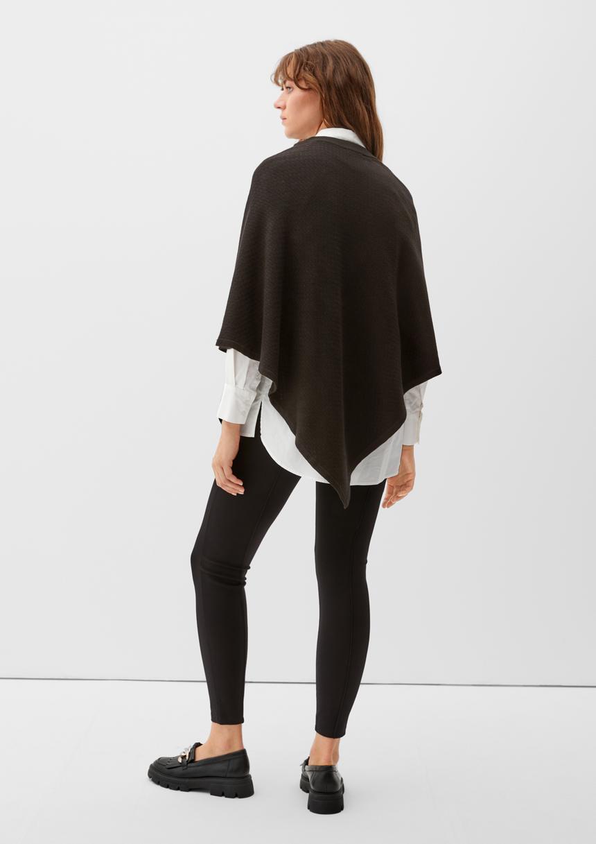 S.Oliver Poncho Aus Baumwollmix