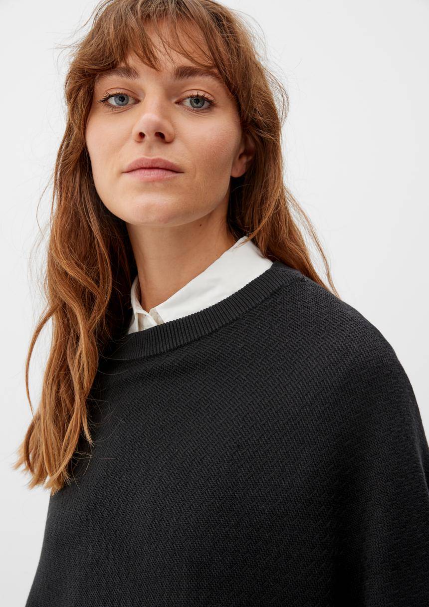 S.Oliver Poncho Aus Baumwollmix