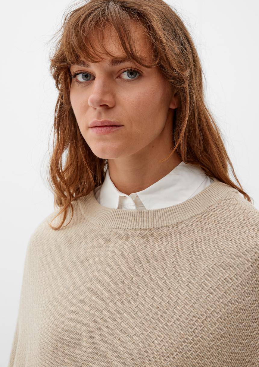 S.Oliver Poncho Aus Baumwollmix