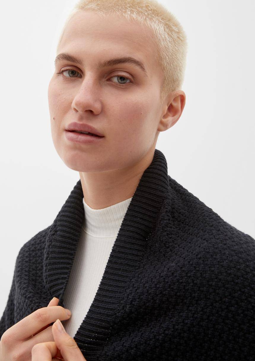 S.Oliver Poncho Aus Baumwollmix