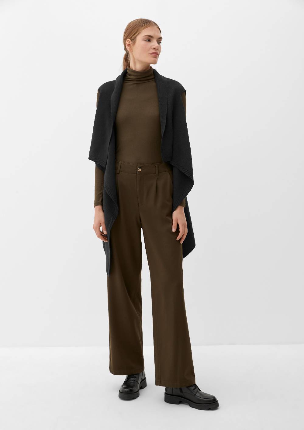 S.Oliver Poncho Aus Viskosemix