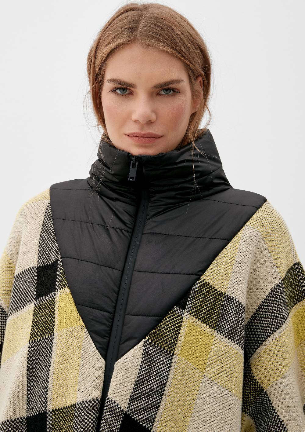 S.Oliver Poncho Im Fabricmix