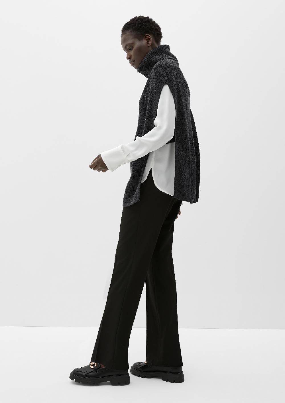 S.Oliver Poncho Mit Rollkragen