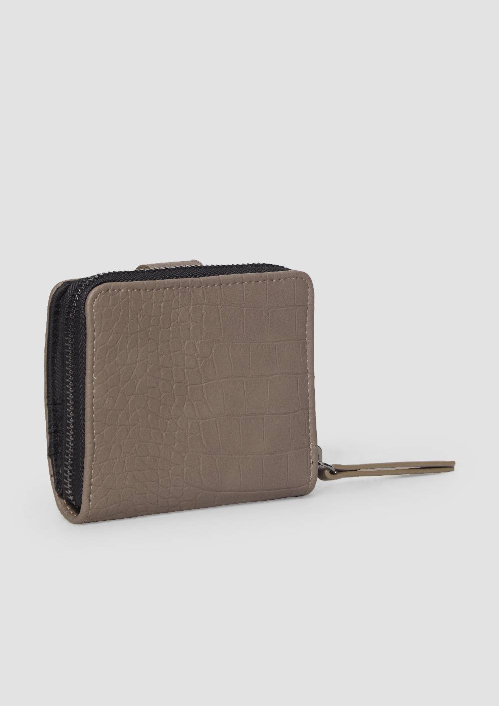 S.Oliver Portemonnaie Mit Kroko-Struktur