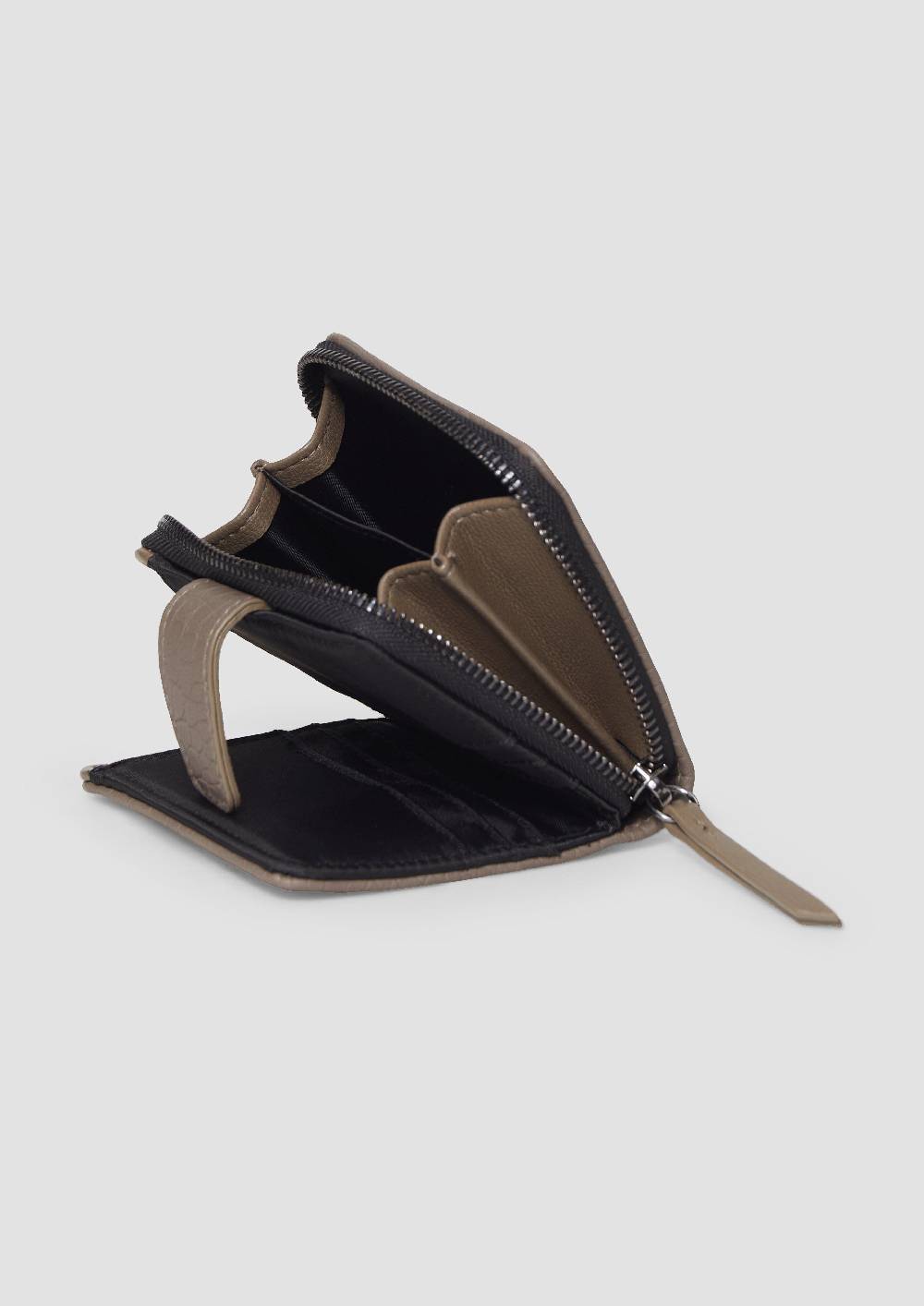 S.Oliver Portemonnaie Mit Kroko-Struktur