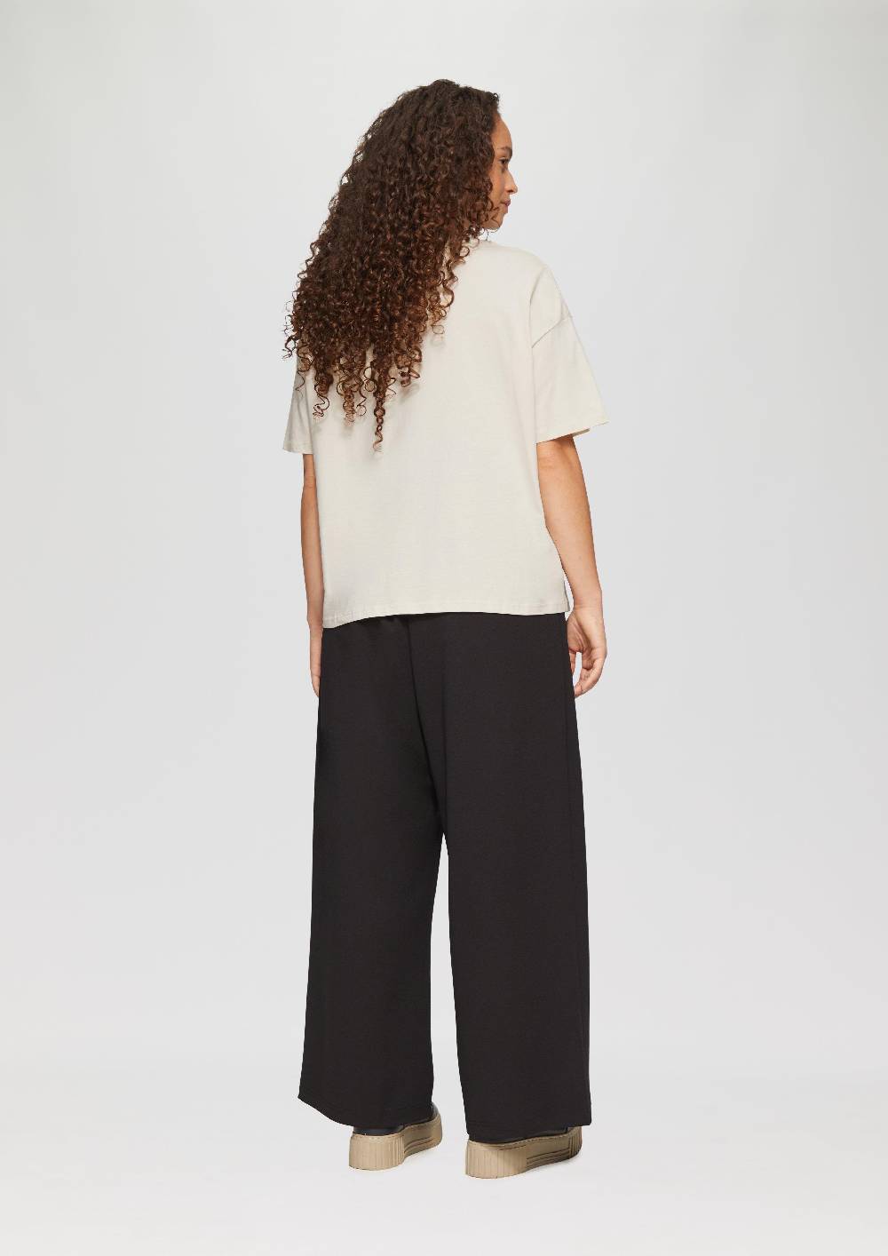 S.Oliver Print-Shirt Mit überschnittenen Schultern