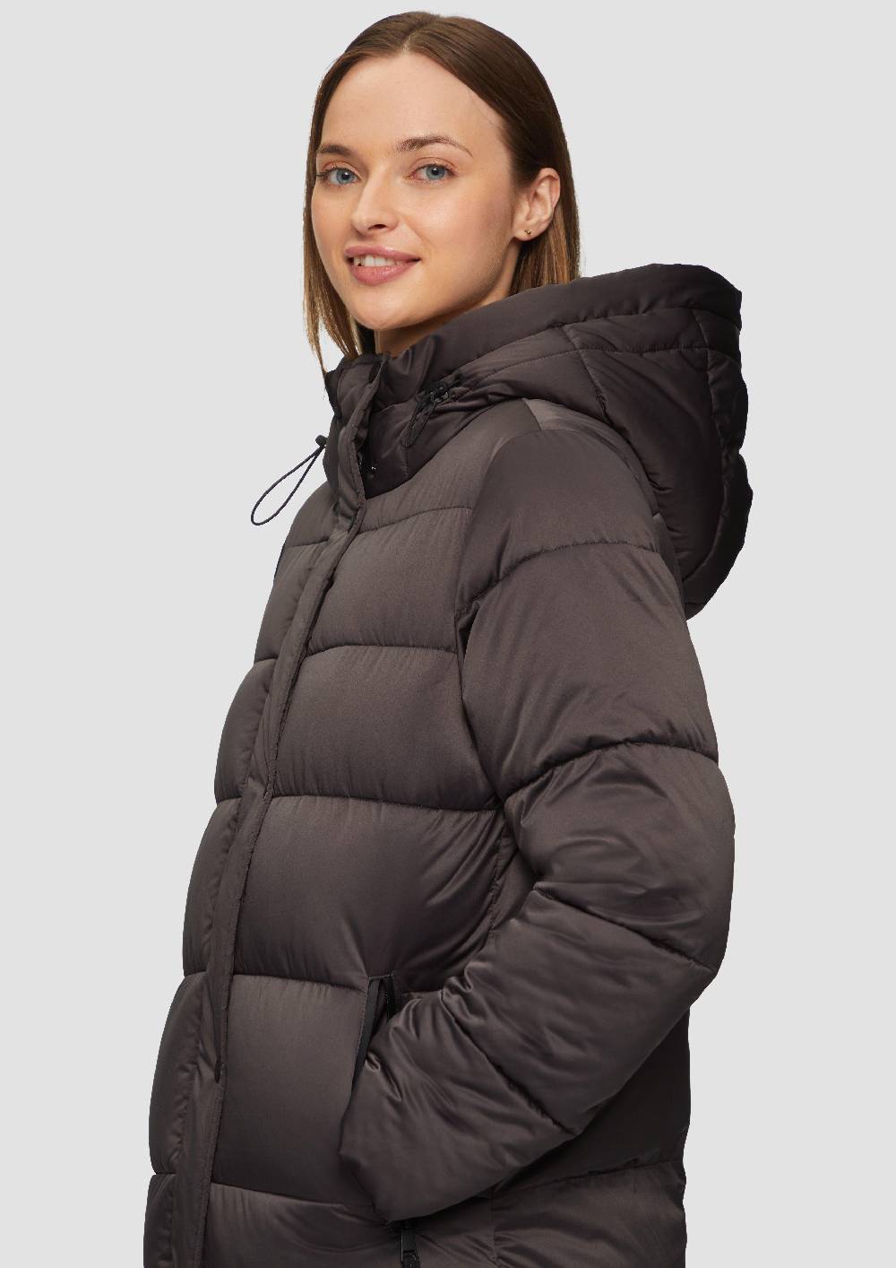 S.Oliver Puffermantel In Satin-Optik