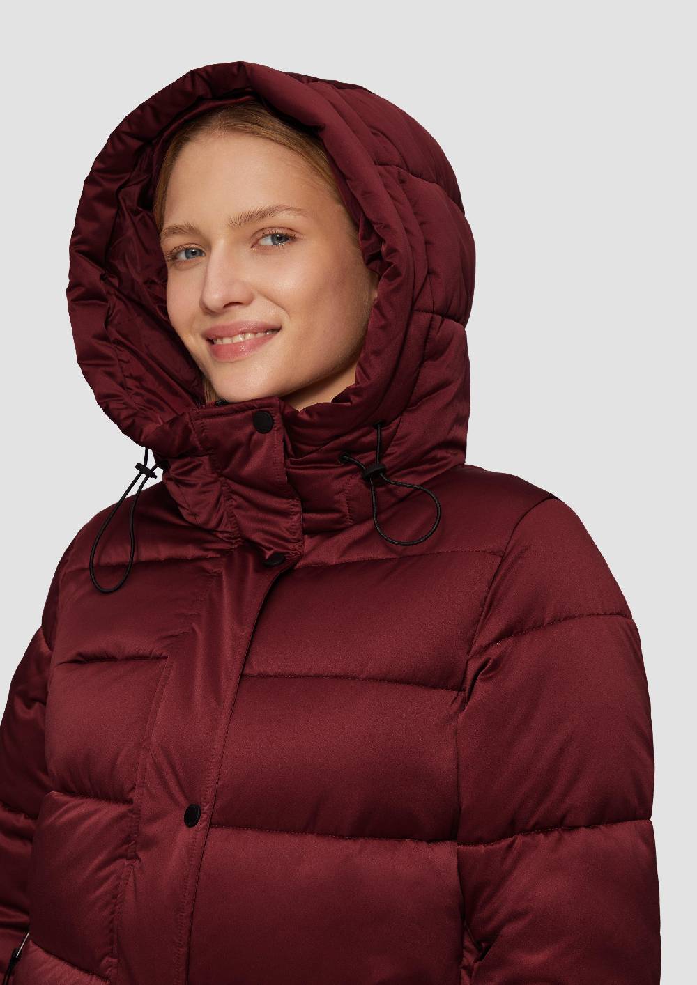 S.Oliver Puffermantel In Satin-Optik