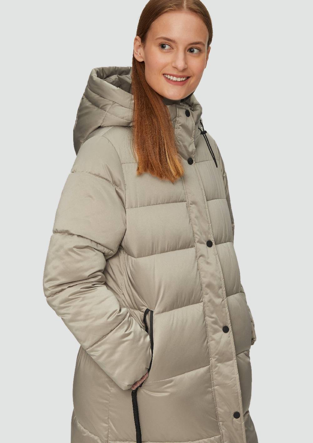 S.Oliver Puffermantel In Satin-Optik