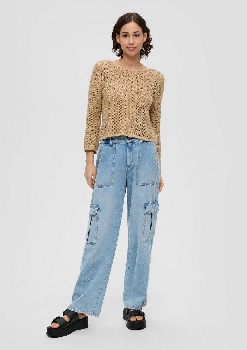 S.Oliver Pullover Aus Ajourstrick
