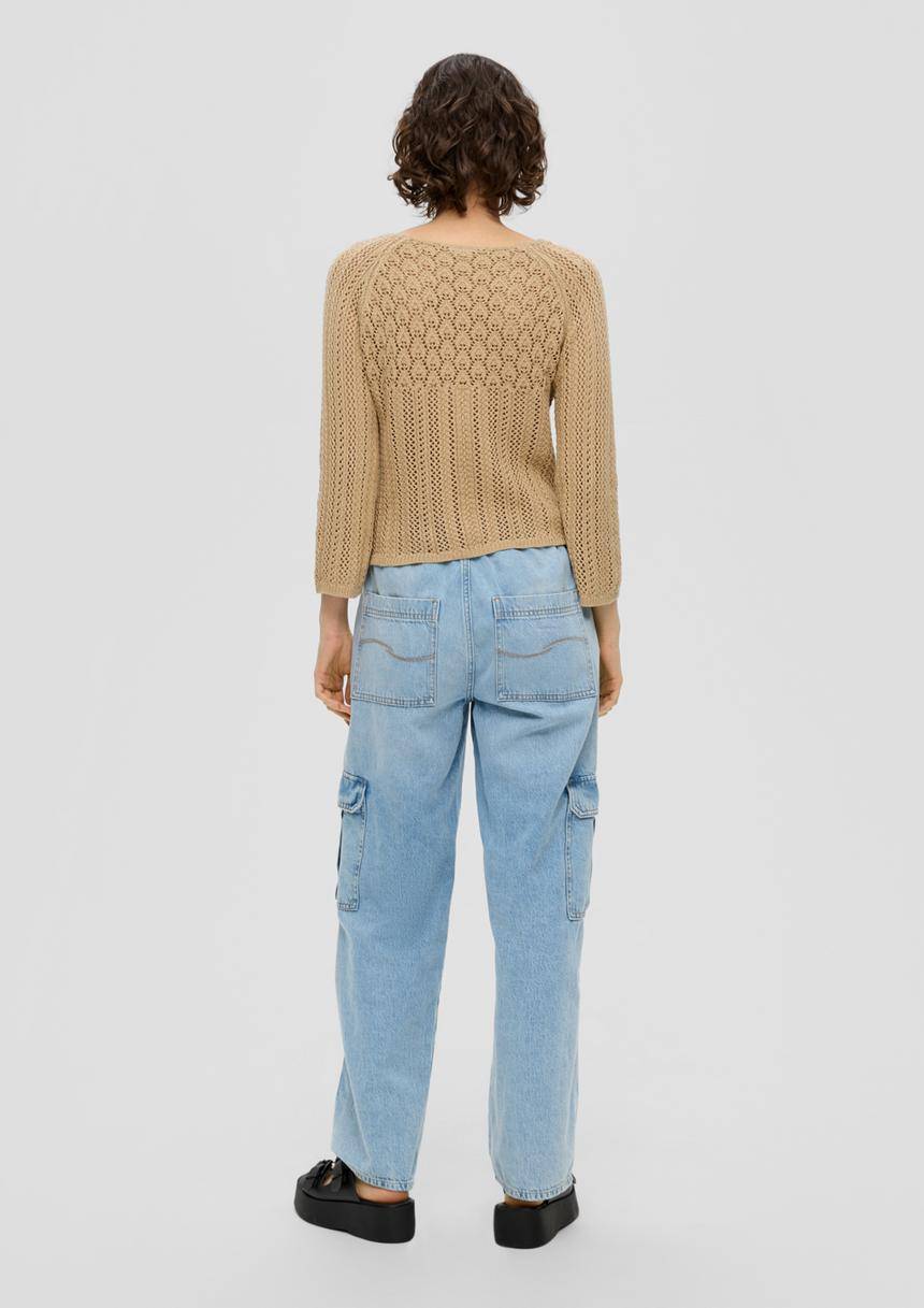 S.Oliver Pullover Aus Ajourstrick