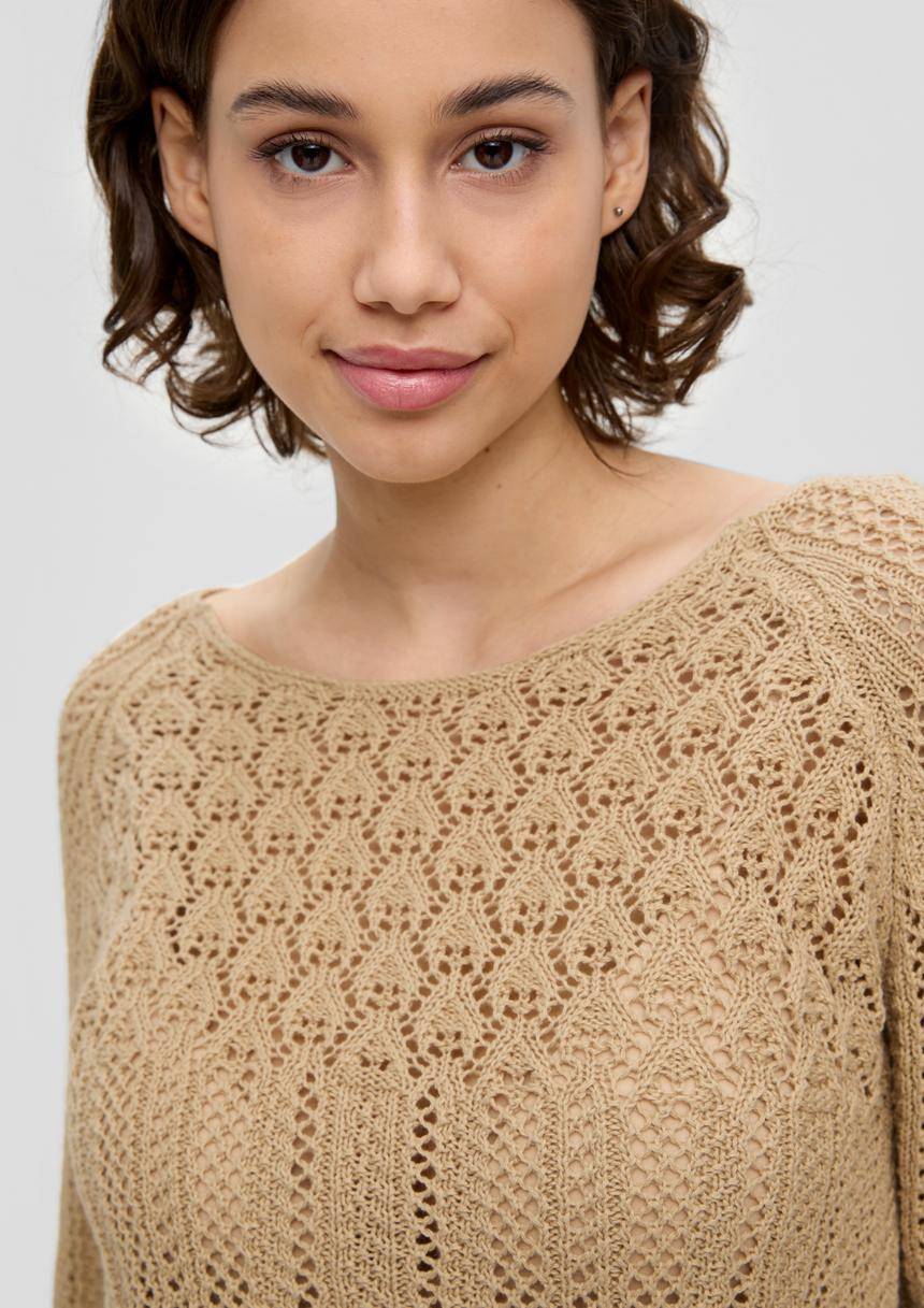 S.Oliver Pullover Aus Ajourstrick