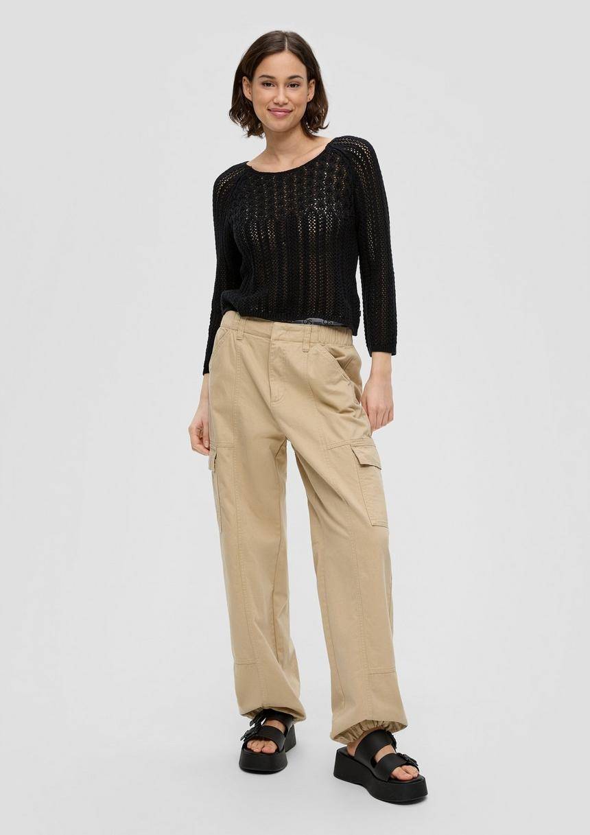 S.Oliver Pullover Aus Ajourstrick