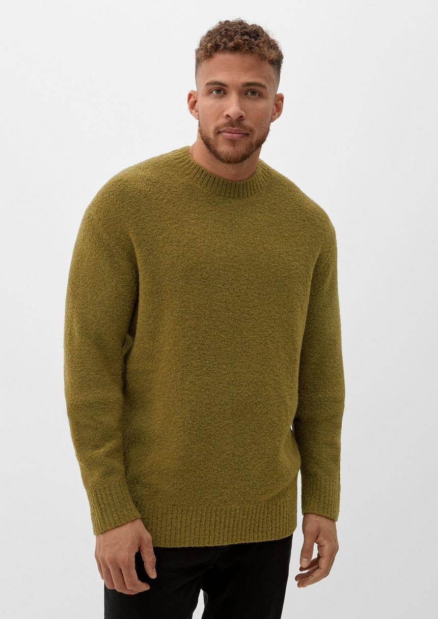S.Oliver Pullover in Bouclé-Qualität