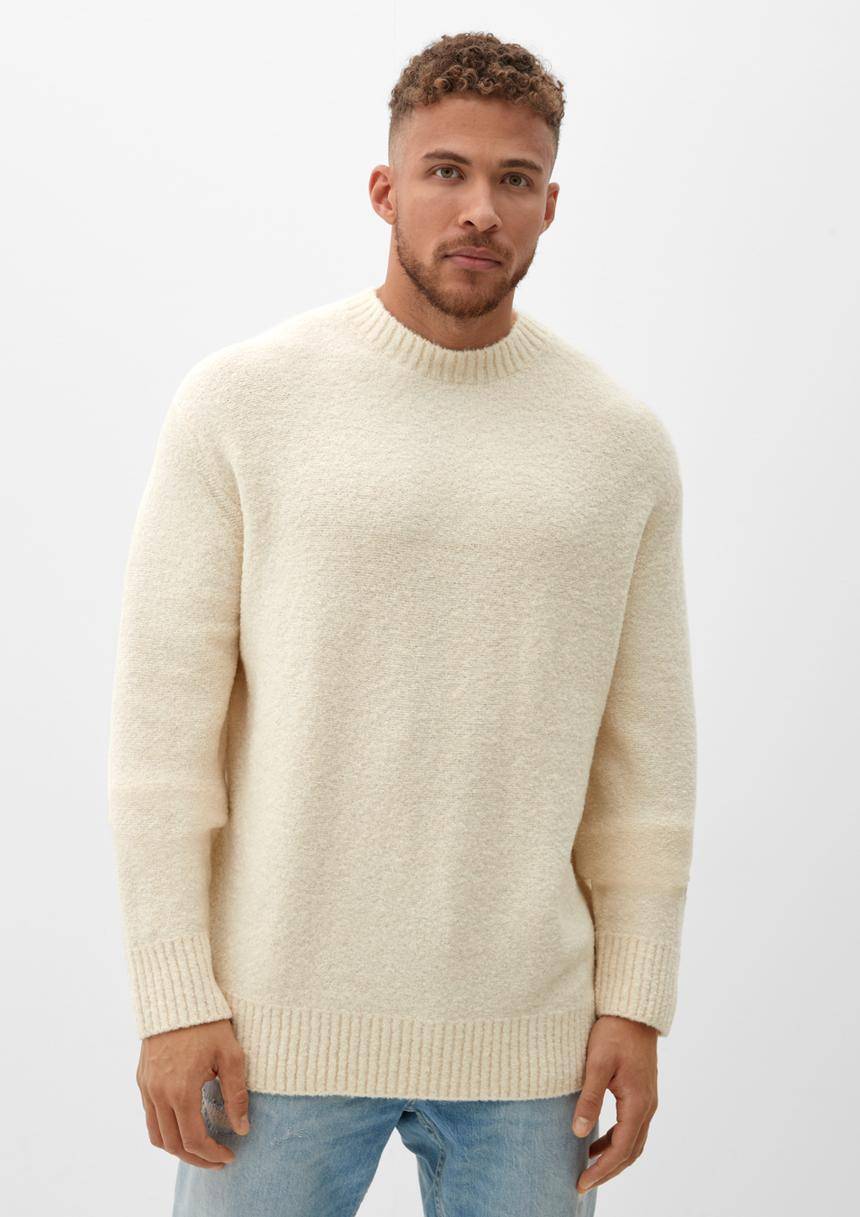 S.Oliver Pullover in Bouclé-Qualität