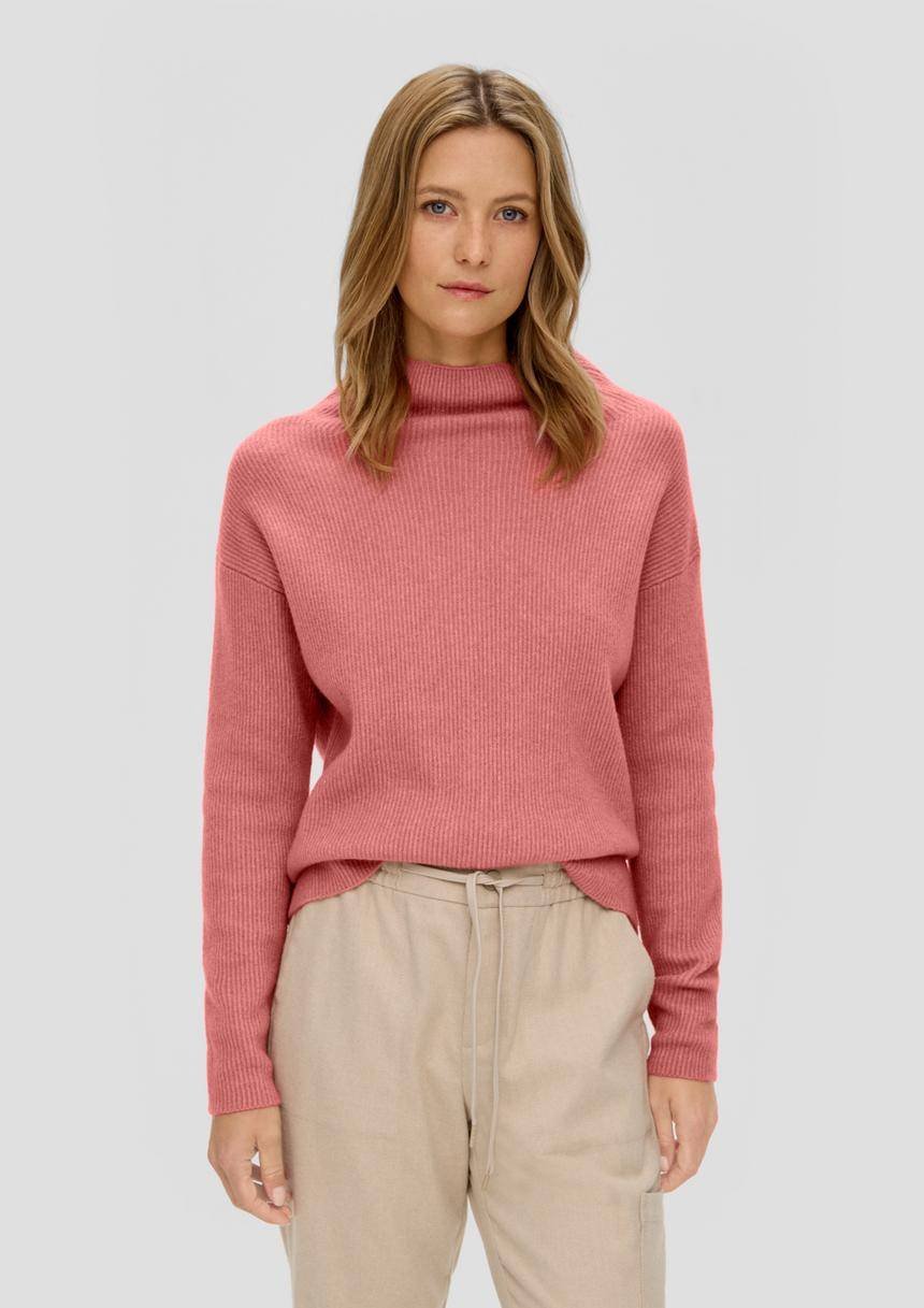 S.Oliver Pullover in Rippstrick-Qualität