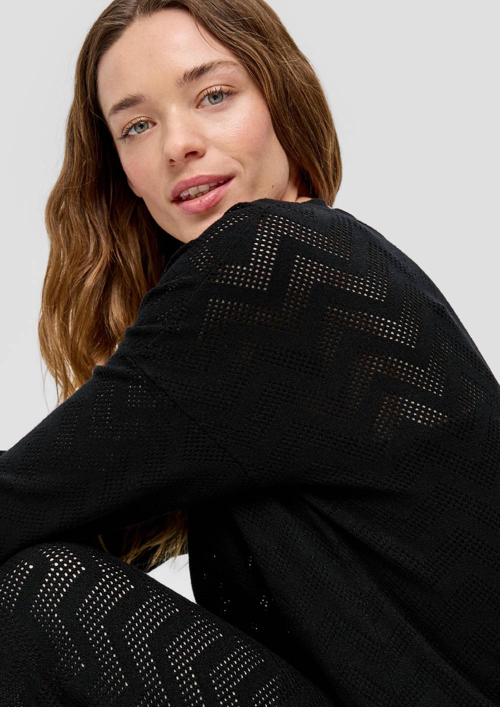 S.Oliver Pullover Mit Ajourmuster