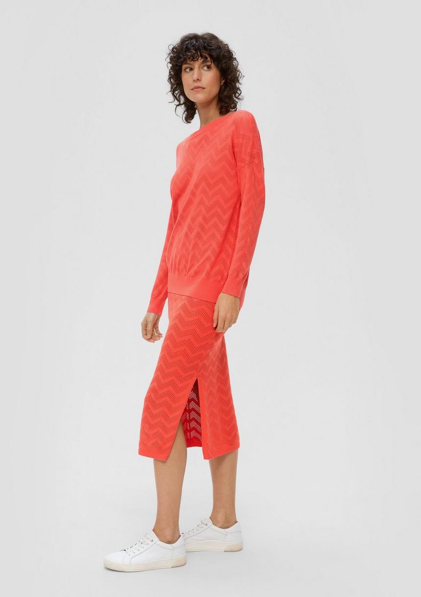 S.Oliver Pullover Mit Ajourmuster