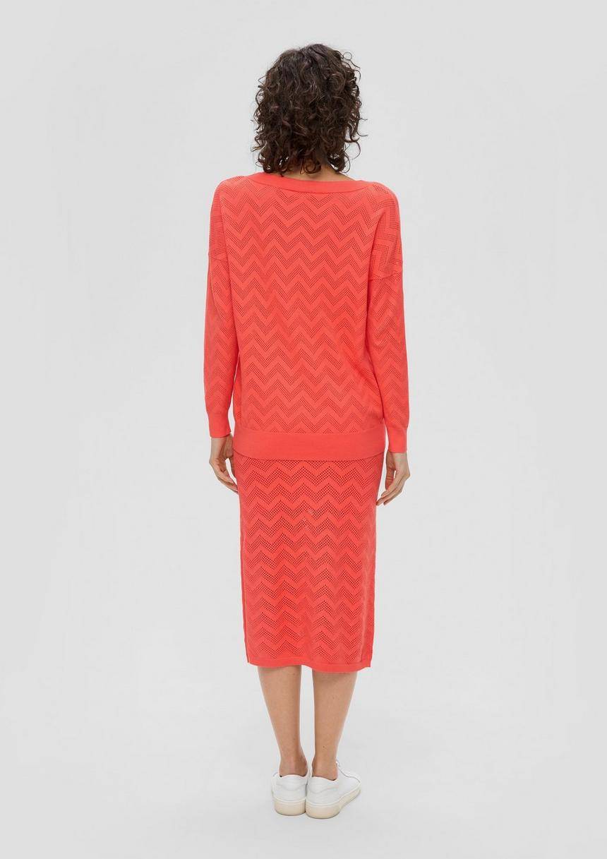 S.Oliver Pullover Mit Ajourmuster