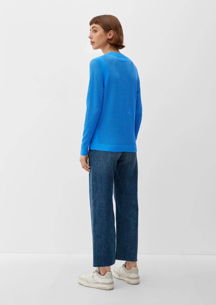 S.Oliver Pullover Mit Lochmuster