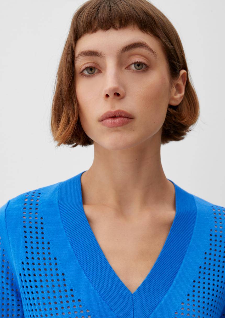 S.Oliver Pullover Mit Lochmuster