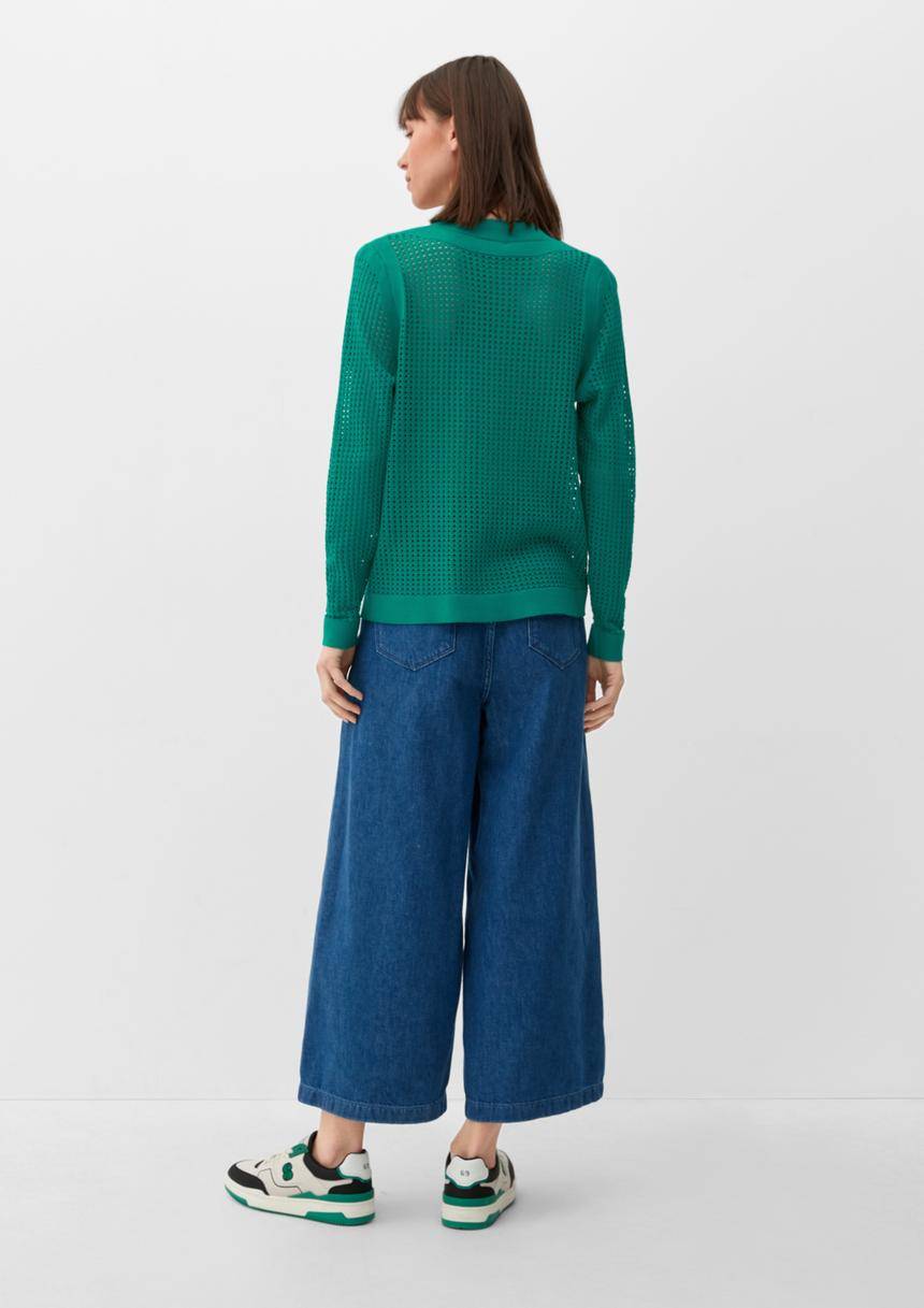 S.Oliver Pullover Mit Lochmuster