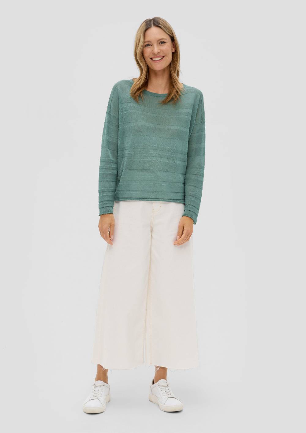 S.Oliver Pullover Mit Musterstruktur