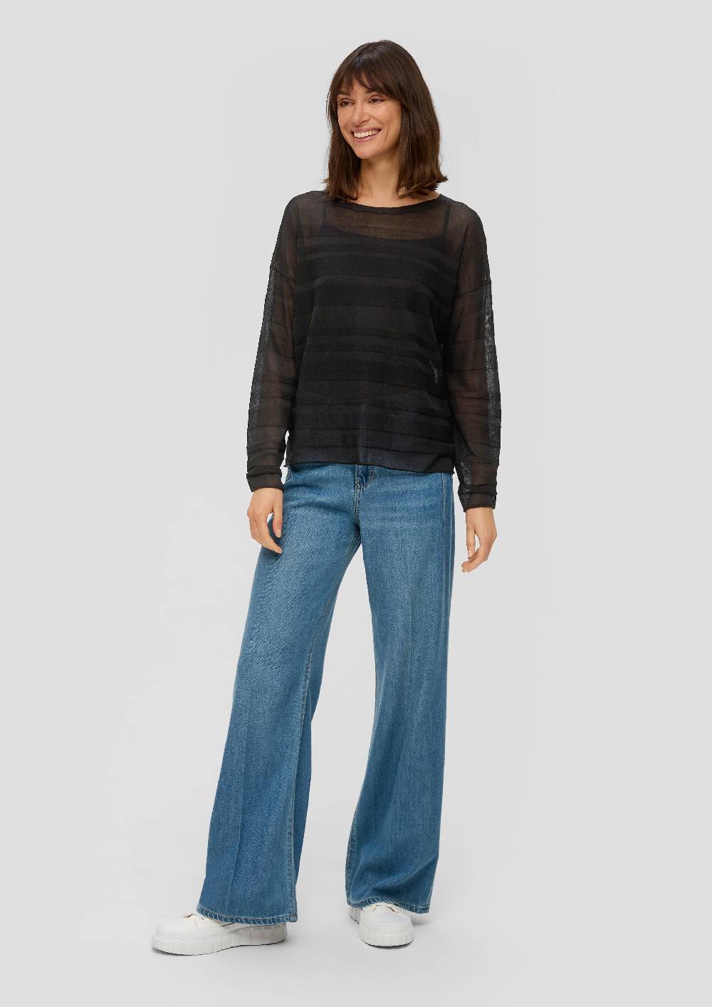 S.Oliver Pullover Mit Musterstruktur