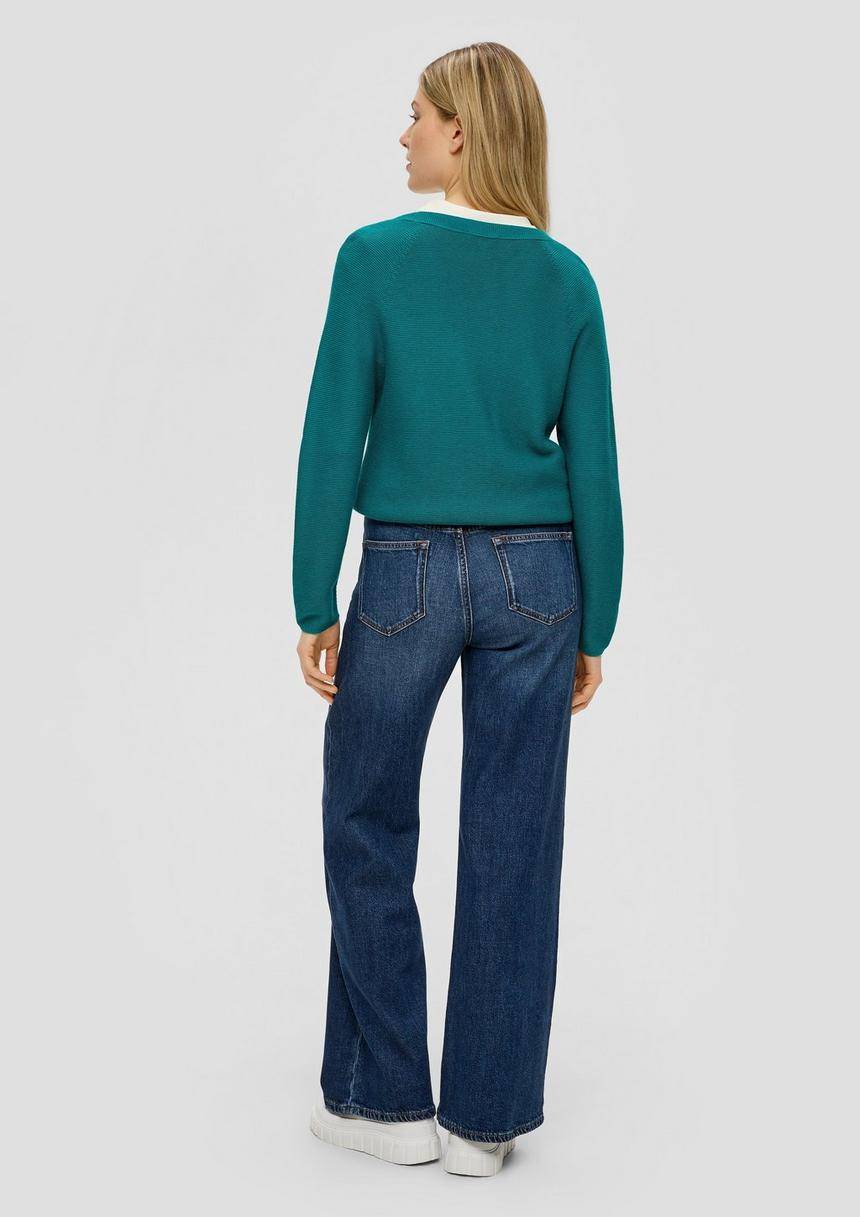 S.Oliver Pullover Mit V-Ausschnitt