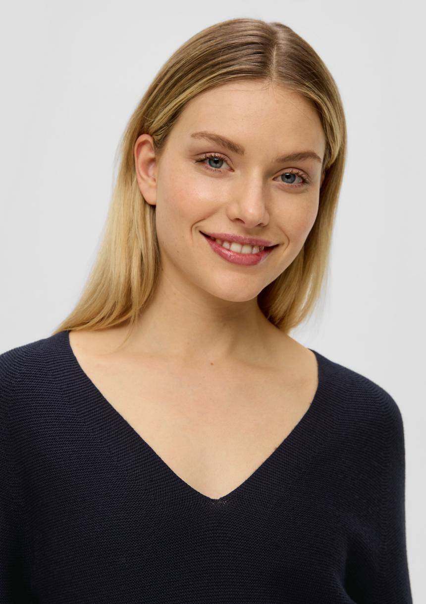 S.Oliver Pullover Mit V-Ausschnitt
