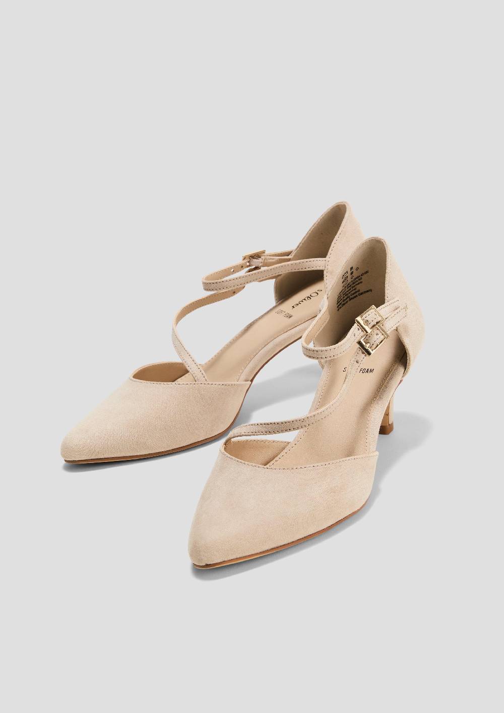 S.Oliver Pumps Mit Doppelten Riemchen