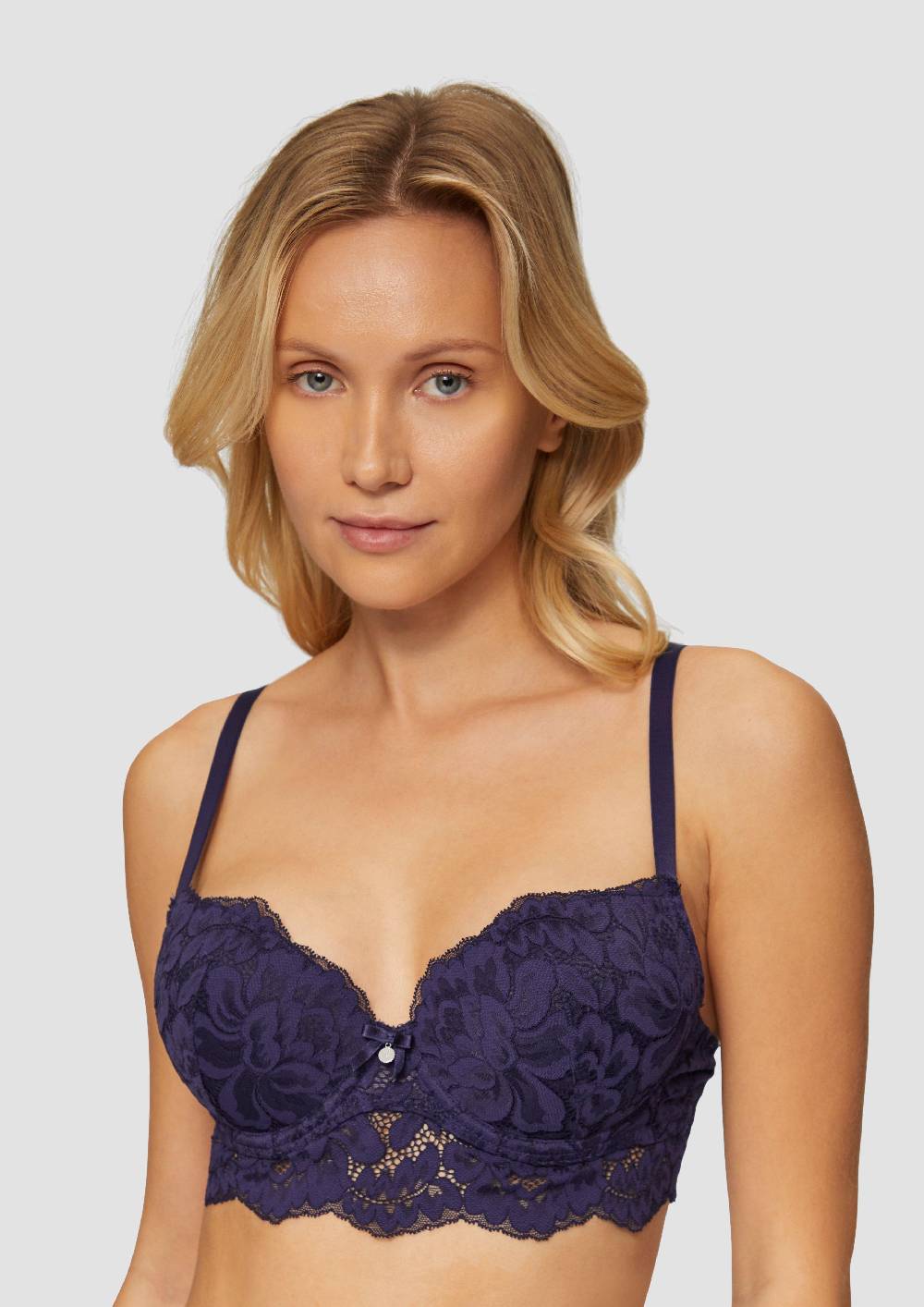 S.Oliver Push-Up BH Mit Floraler Spitze