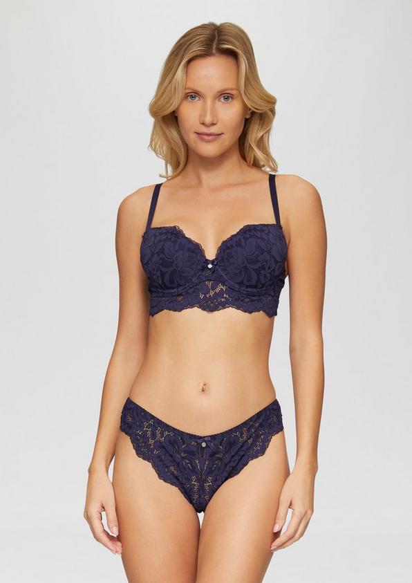 S.Oliver Push-Up BH mit floraler Spitze