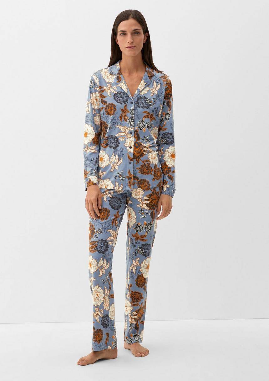 S.Oliver Pyjama Aus Viskosemix