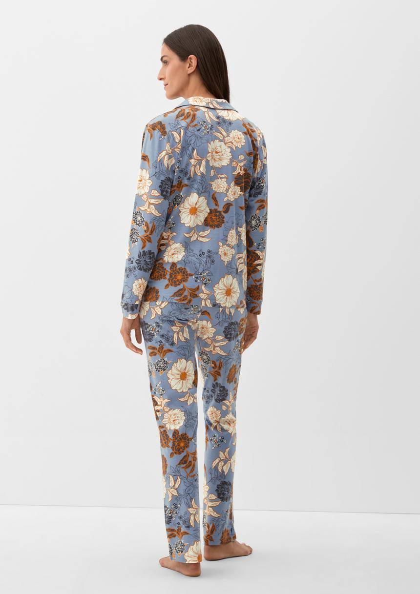 S.Oliver Pyjama Aus Viskosemix