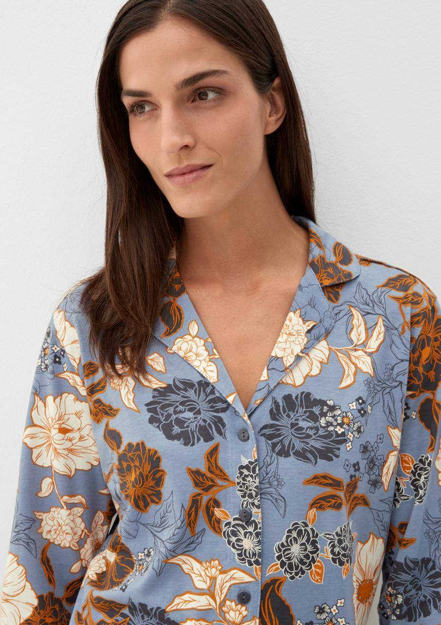 S.Oliver Pyjama Aus Viskosemix