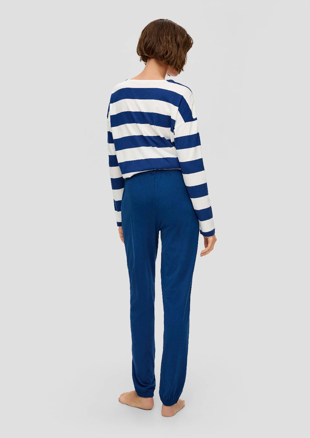 S.Oliver Pyjama-Hose Aus Baumwollmix