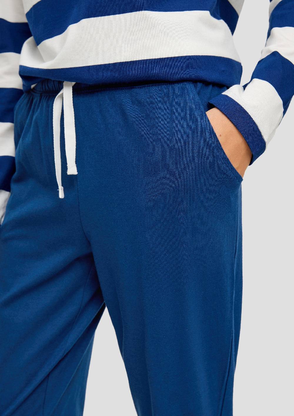 S.Oliver Pyjama-Hose Aus Baumwollmix