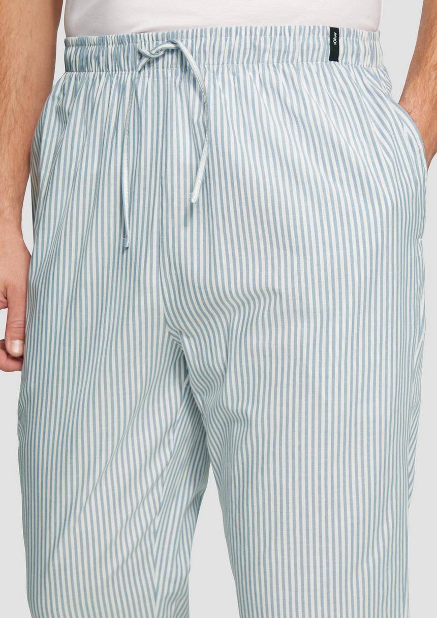 S.Oliver Pyjama-Hose Aus Reiner Baumwolle