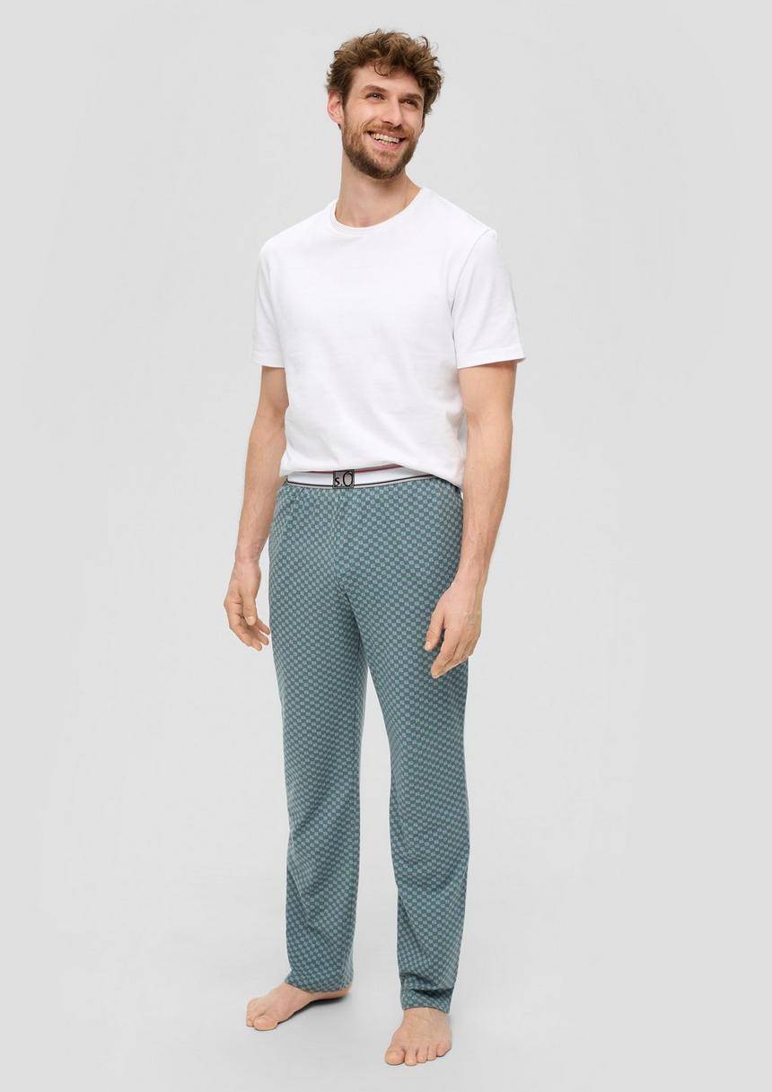 S.Oliver Pyjama-Hose In Feiner Musterung