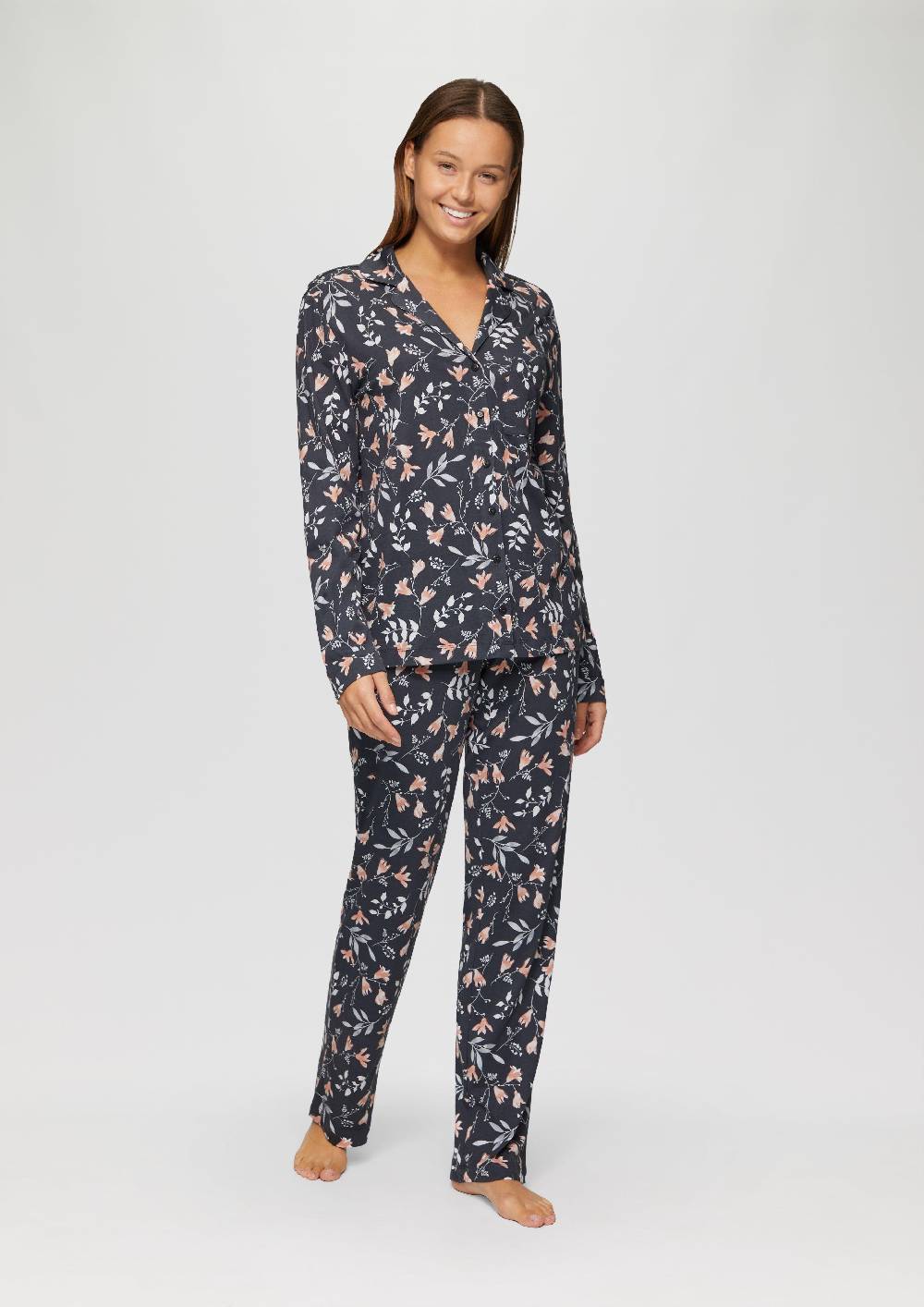 S.Oliver Pyjama Mit All-over-Print