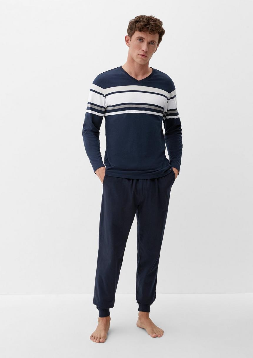 S.Oliver Pyjama Mit Streifen
