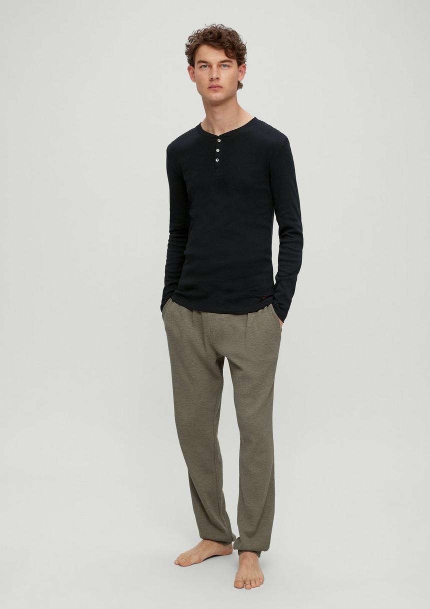 S.Oliver Pyjama-Shirt Aus Baumwolle