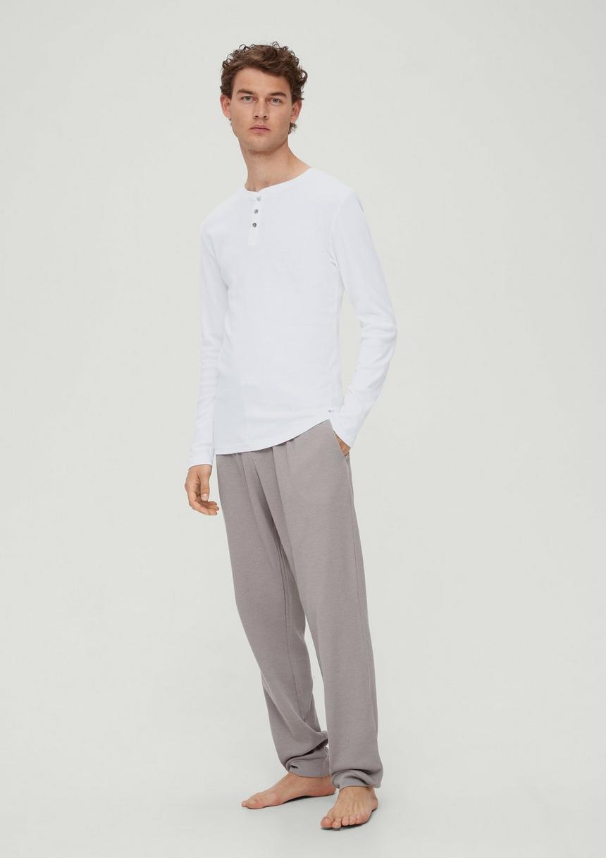 S.Oliver Pyjama-Shirt Aus Baumwolle