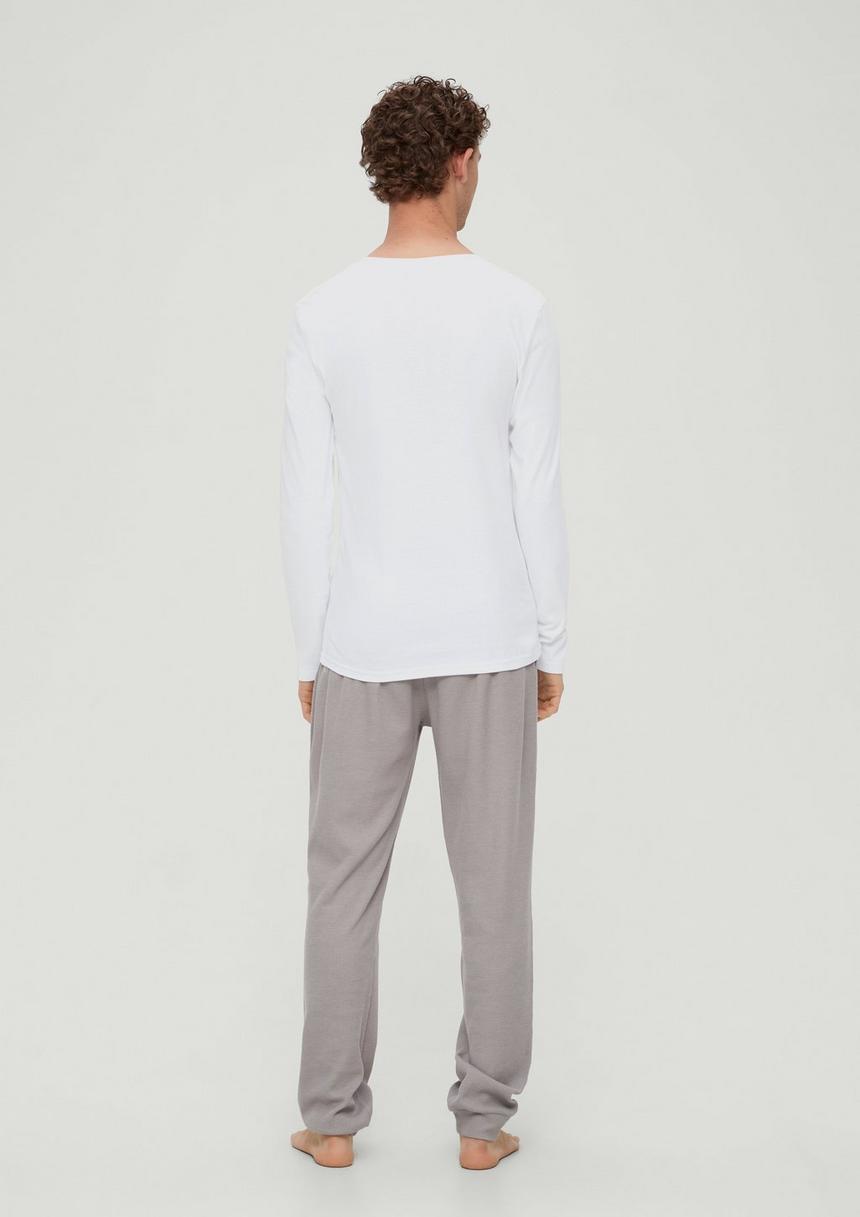 S.Oliver Pyjama-Shirt Aus Baumwolle