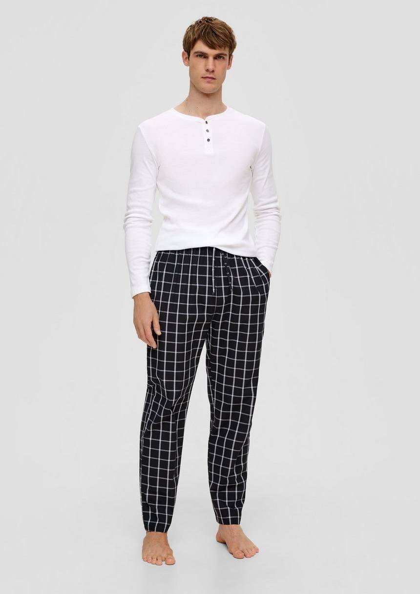 S.Oliver Pyjamahose Aus Baumwolle