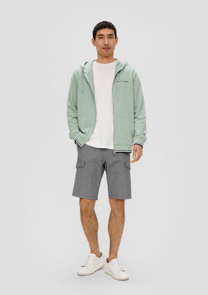 S.Oliver Regular: Cargoshorts Mit Feinem Karomuster
